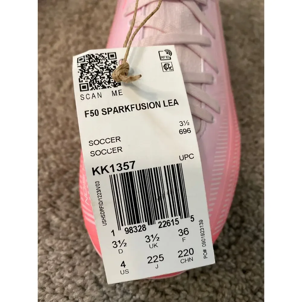 New Adidas F50 Sparkfusion League Soccer Cleats Size 4